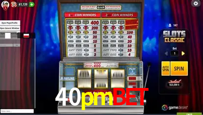 Descubra o Mundo do Cassino Online com 40pmbet